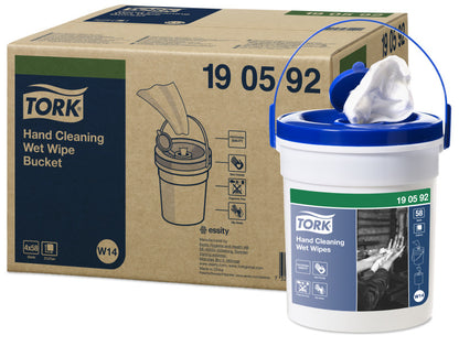 Seau de 58 lingettes tork