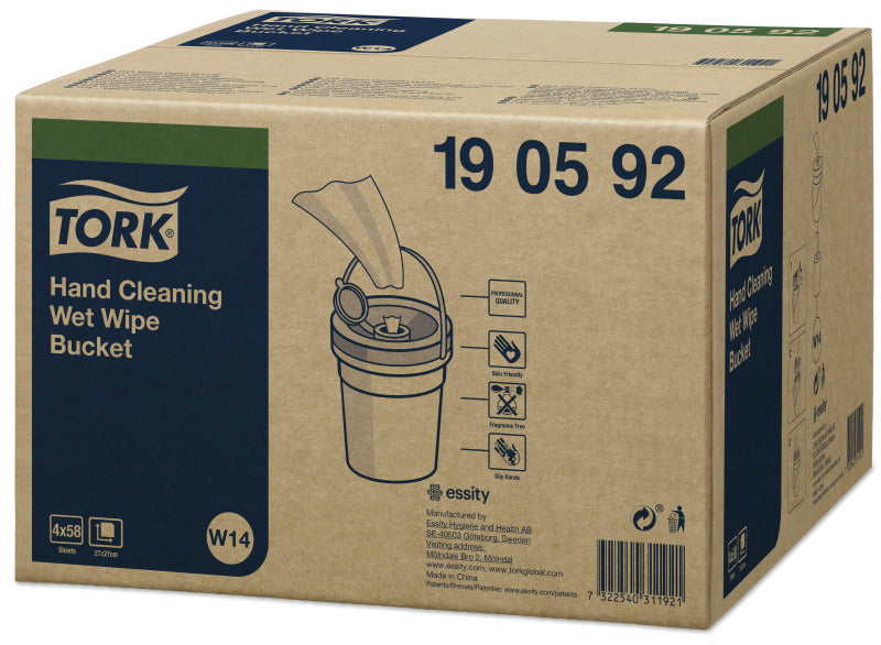 Seau de 58 lingettes tork
