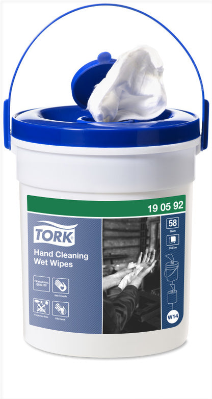 Seau de 58 lingettes tork