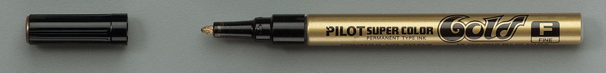 Marqueur permanent 2mm  - pointe moyenne écriture or