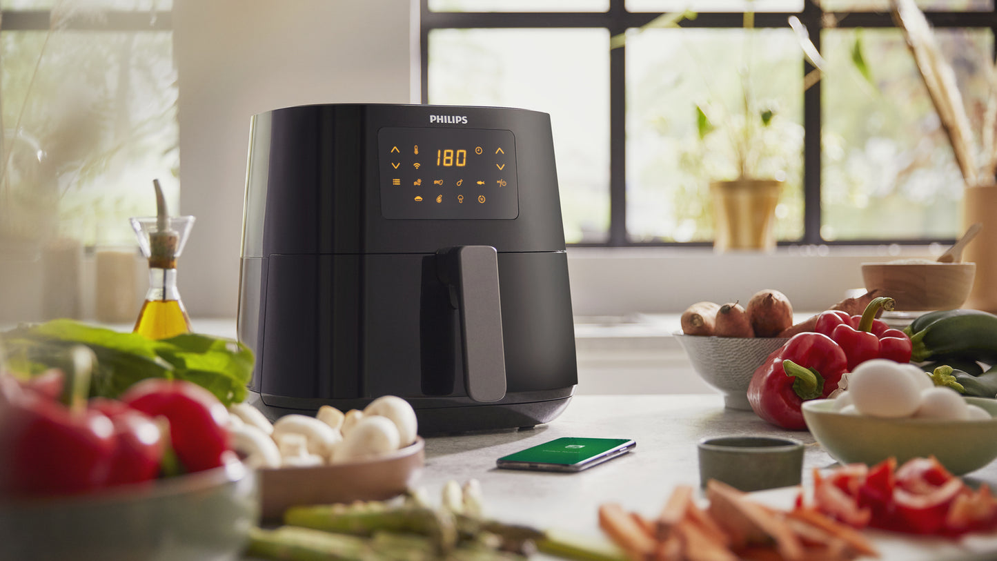 Friteuse à Air XL 6.2L - Connectivité et Santé