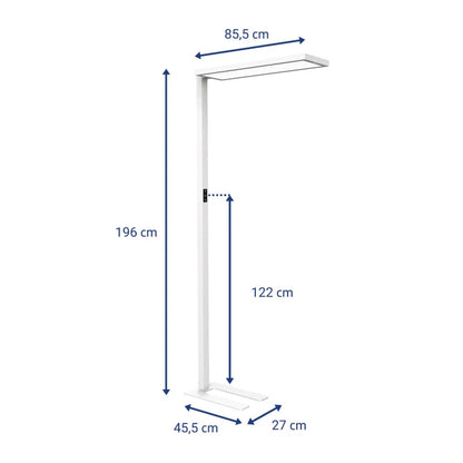 Lampadaire led Senja- blanc-196cm