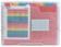 Trieur valisette A4 13 compartiments+ élastique  polypro transparent