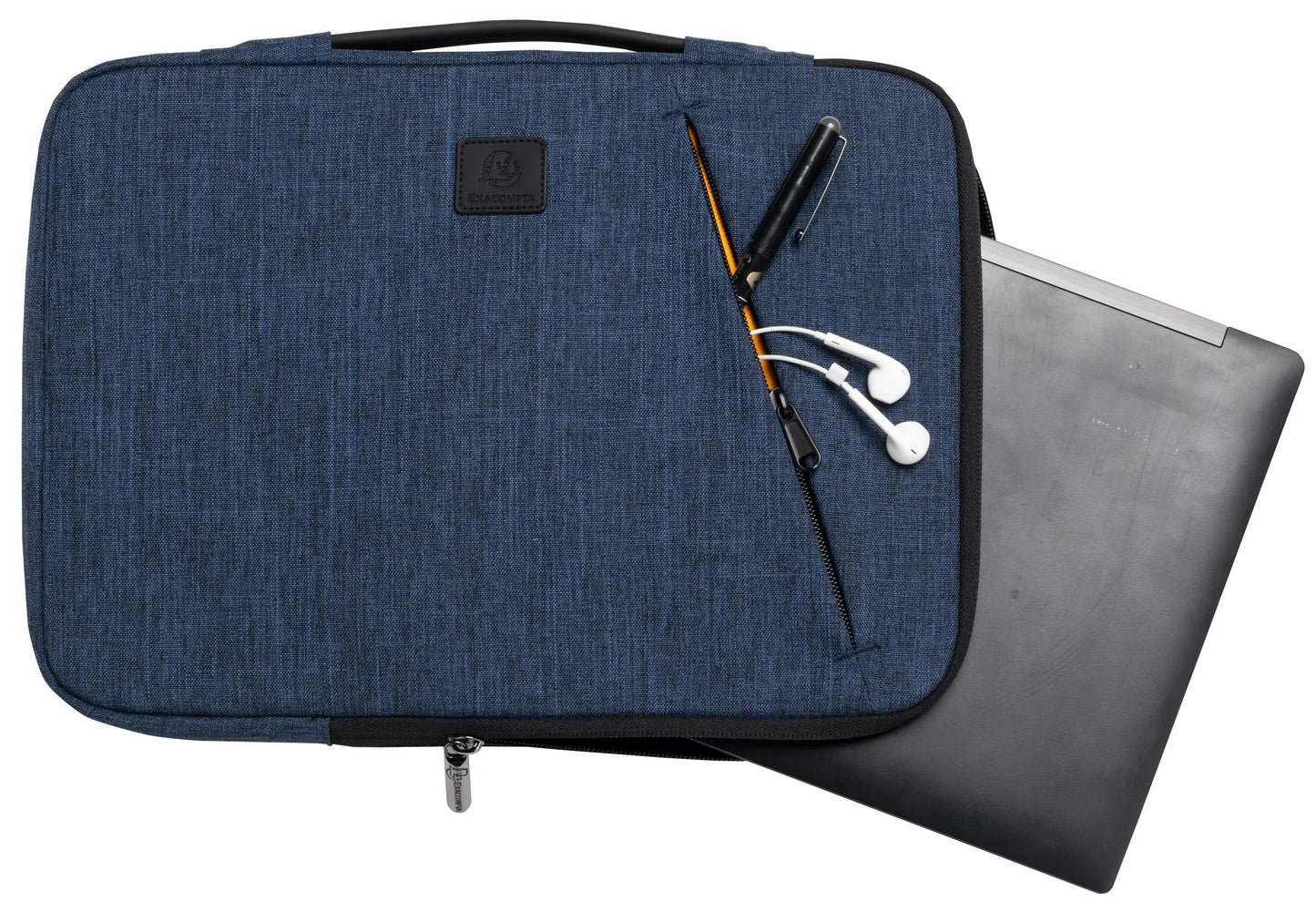 Housse informatique 15-16" - polyester recyclé bleu
