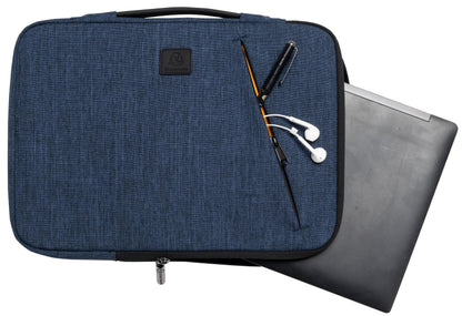 Housse informatique 15-16" - polyester recyclé bleu