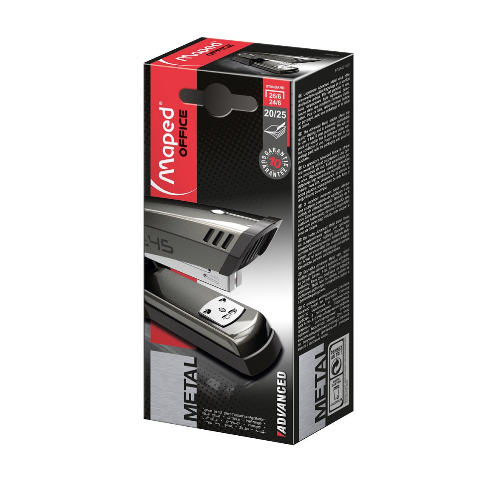 Agrafeuse Métal 24/6 - Capacité 25 Feuilles