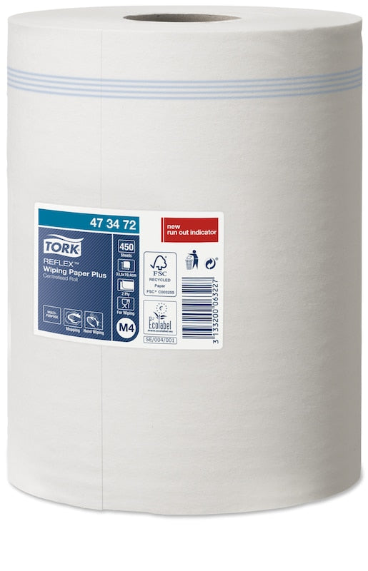 Papier essuyage blanc m4 450f