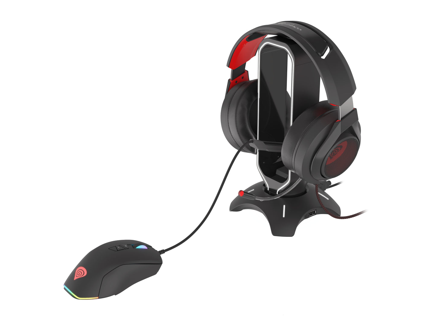 Support de casque universel - éclairage multicolore