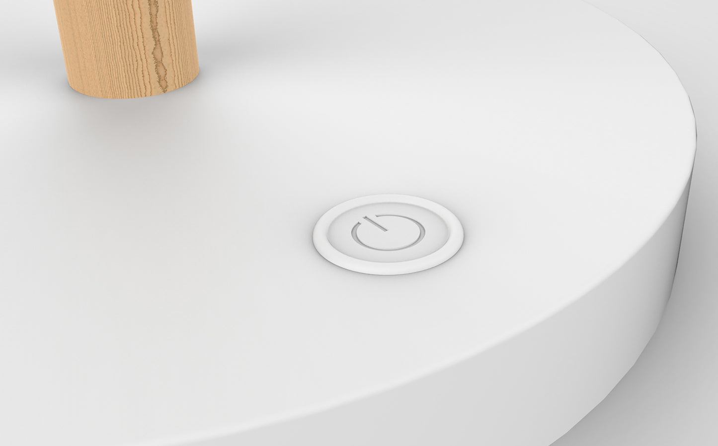 Lampe de bureau LED vicky blanc/bois usb