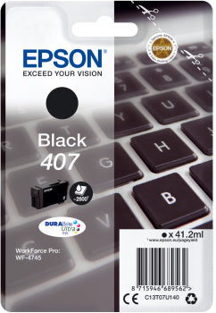 Cartouche d'encre Epson 407lnoire xl - rendement élevé