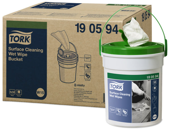 Seau 58 Lingettes Blanches W15