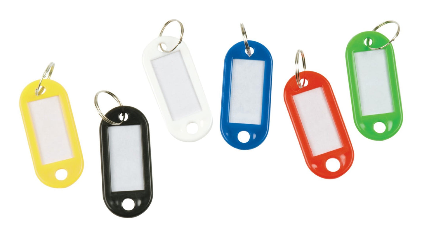 Porte-clés assortis - boîte de 100 pièces