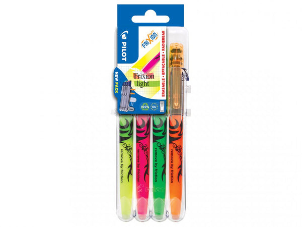 Surligneur effaçable frixion 4 couleurs - pointe 4 mm