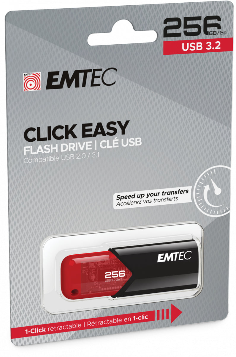 Clé usb 256 go - usb 3.2 gen 1, design compact