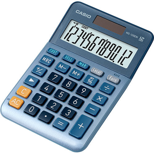 Calculatrice Bureau Ms-120Em Casio 12Chiffres