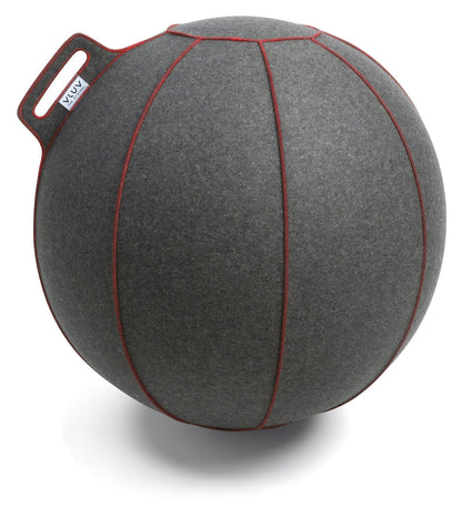 Ballon d'assise ergonomique - Gris/Rouge Ø 70-75cm