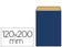Pochette papier kraft 12x4,5x20cm - 60g-bleu