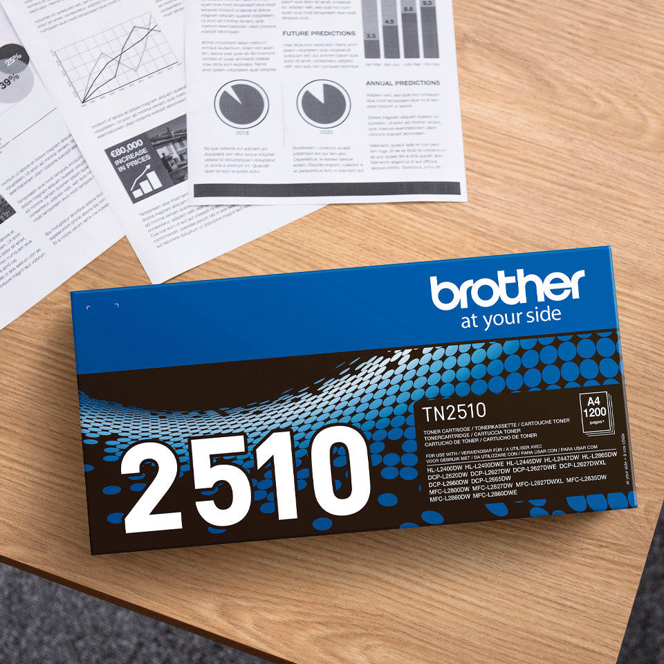 Toner laser Brother tn2510 - 1200 pages haute qualité