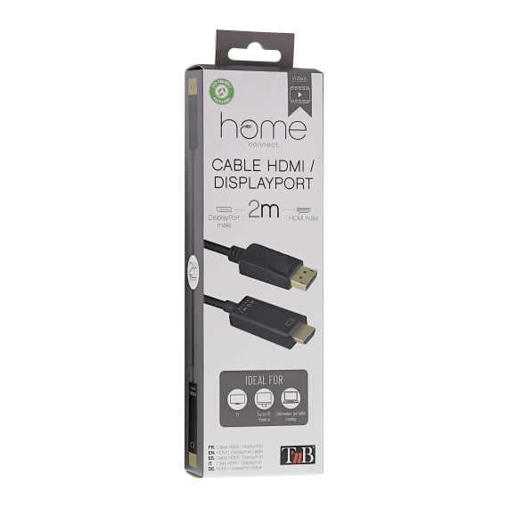 Câble displayport vers hdmi - connecteurs plaqués or