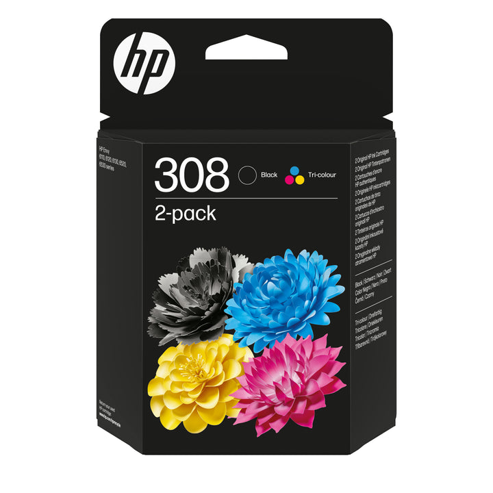 Pack 2 cartouches d'encre 308 - noir et couleur