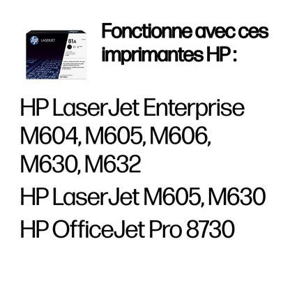Toner LaserJet HP CF281A - Rendement 10 500 pages