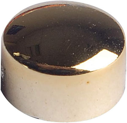 Boîte 8 aimants ronds - couleur or, diamètre 9mm