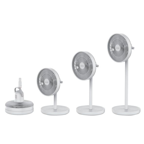 Ventilateur sur pied - hauteur réglable et autonome