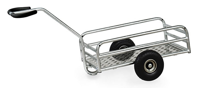 Chars A Bras Leger Exterieur Roues Polyurethane Avec Plateau En Tole Quinquet