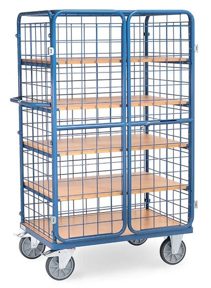 Chariot à étagères 5 plateaux - Charge 600 kg