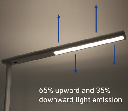 Lampadaire led mauljet blanc