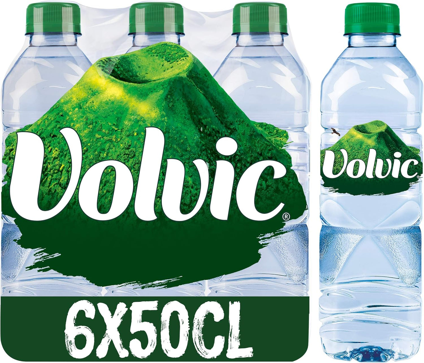 Eau minérale naturelle Volvic 50cl - filtration volcanique