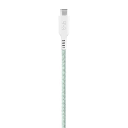 Câble usb-c 1.5m - connecteurs magnétiques verts
