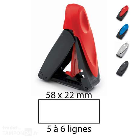 Tampon encreur portable 9413 - 5 à 6 lignes personnalisables