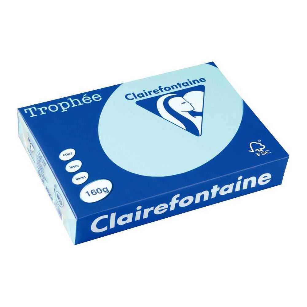 Papier a3 Trophée  160g - bleu alizé, 250 feuilles