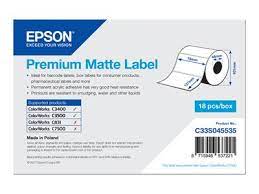 Étiquettes adhésives 76x127mm Epson- 265 par rouleau