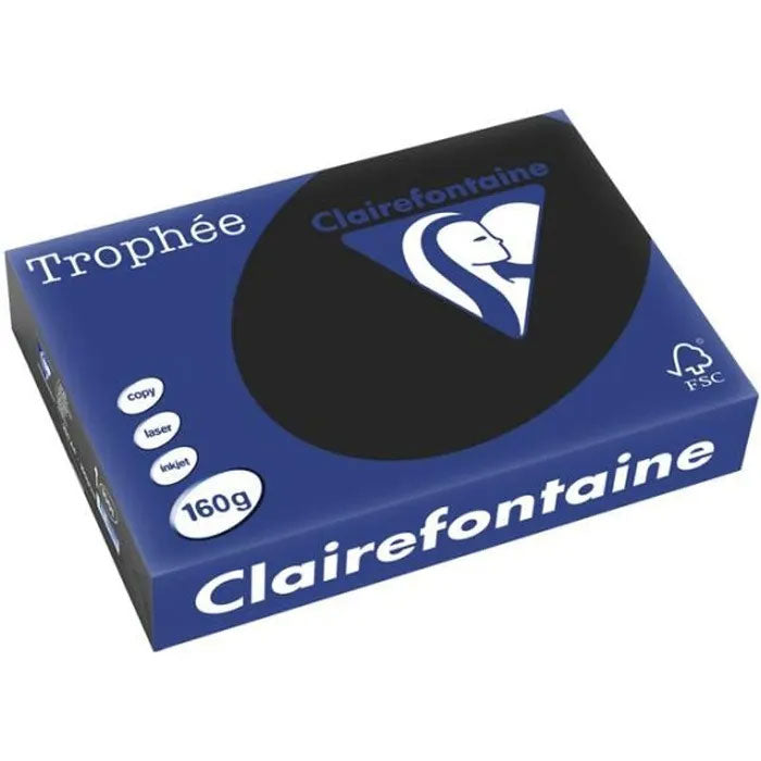 Papier a4 Trophée noir 160g - polyvalent et résistant