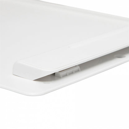 Porte-bloc avec pince A4 - plastique recyclé -blanc