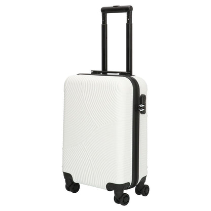 Valise cabine rigide 37l - anti-rayures, blanc