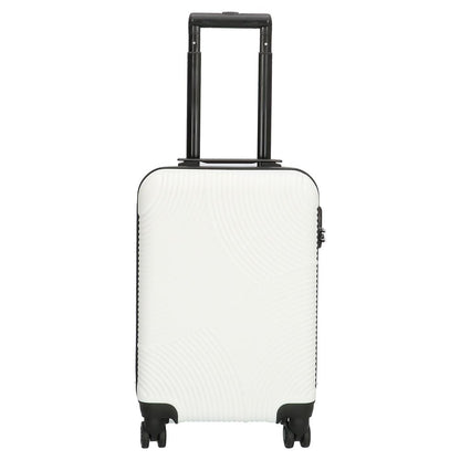 Valise cabine rigide 37l - anti-rayures, blanc