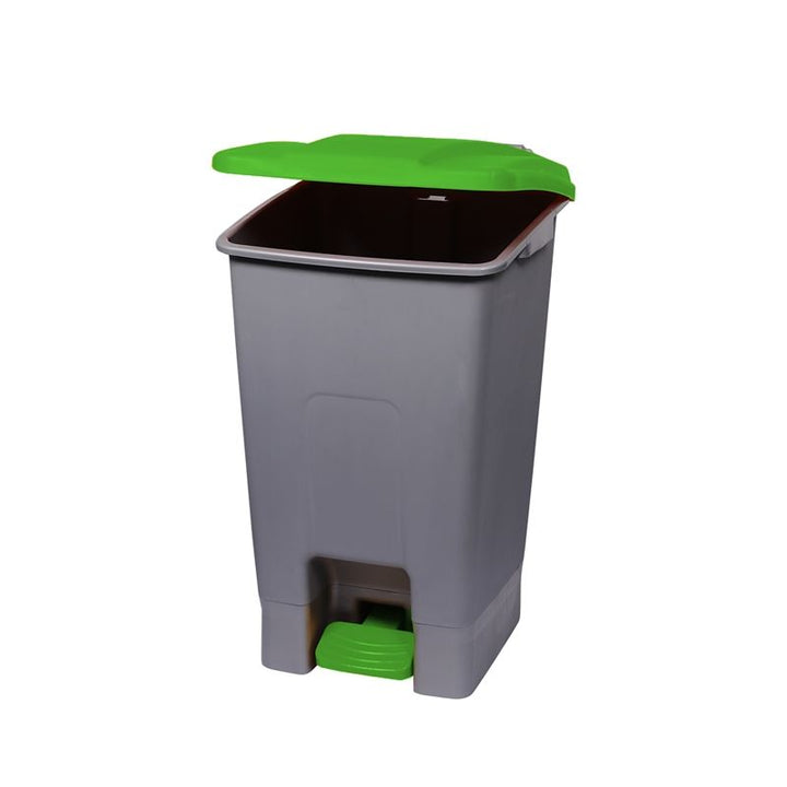Poubelle de tri à pédale 70l - hygiène et robustesse