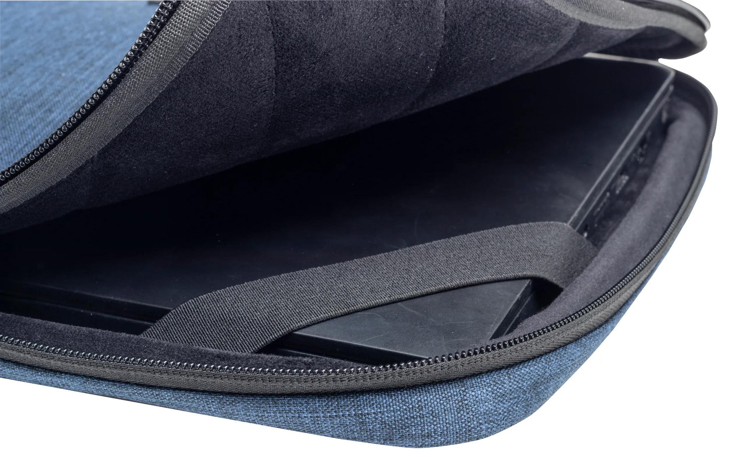 Housse informatique 13-14" - polyester recyclé bleu
