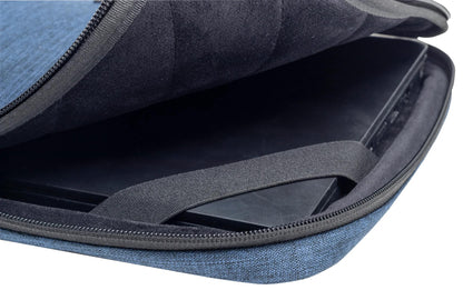 Housse informatique 13-14" - polyester recyclé bleu