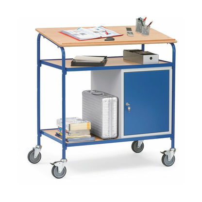 Pupitre Roulant avec Placard - 1000x600 mm, 100 kg