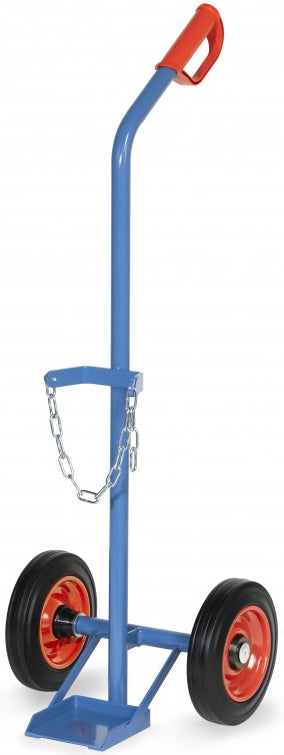 Diable porte-bouteilles 10 L - Roues caoutchouc 250 mm