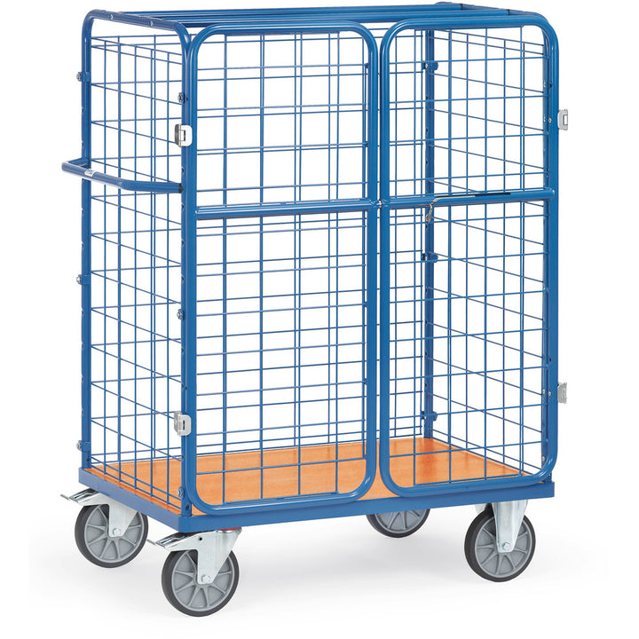 Chariot colis grillagé - Capacité 600 kg