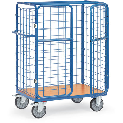 Chariot colis grillagé - Capacité 600 kg