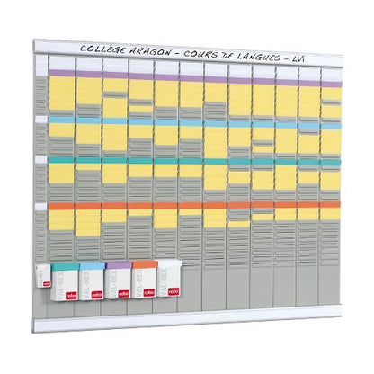 Kit planning annuel 12 colonnes indice 2- (L)660 x (H)772 mm