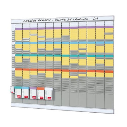Kit planning annuel 12 colonnes indice 2- (L)660 x (H)772 mm