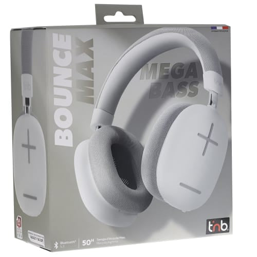 Casque audio bluetooth bounce max - longue autonomie