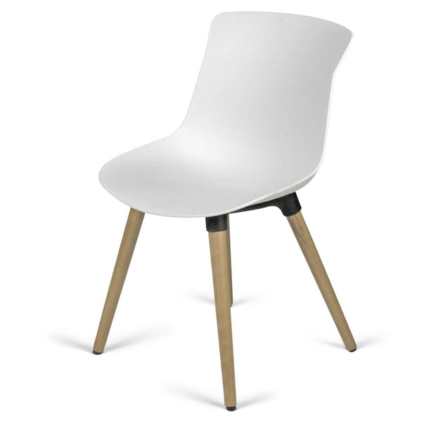 Chaise d'accueil lumo - design scandinave et léger